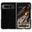 Shockproof PU + PC+TPU Phone Case for Google Pixel Fold Anti-scratch Phone Shell Cover - Crocodile Texture - 1