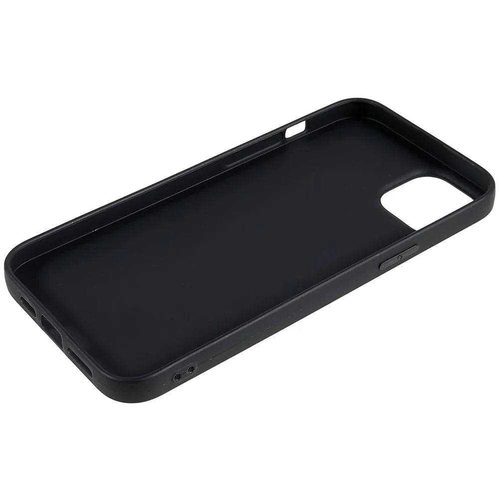 For iPhone 15 Plus TPU Back Shell, Fingerprint Free Matte Protective Cover Phone Case - Black - 5