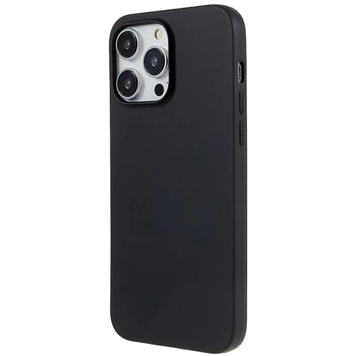 For iPhone 15 Pro Max TPU Back Shell Fall Proof Matte Protective Cover Phone Case - Black - 1