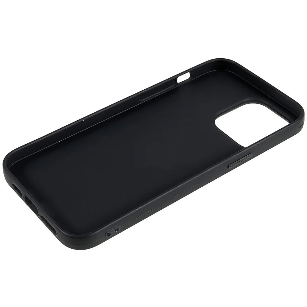 For iPhone 15 Pro Max TPU Back Shell Fall Proof Matte Protective Cover Phone Case - Black - 5