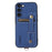 ABEEL Style 01 RFID Blocking Shockproof Case for Samsung Galaxy S23 Kickstand Carbon Fiber Texture PU+TPU Phone Cover - Blue - 1