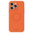 MOFI JK Qin Series Ring Pattern Printing Acrylic+TPU Case for iPhone 15 Pro Skin-Touch Matte Protective Phone Cover - Orange - 1