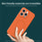 MOFI JK Qin Series Ring Pattern Printing Acrylic+TPU Case for iPhone 15 Pro Skin-Touch Matte Protective Phone Cover - Orange - 5