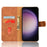 For Samsung Galaxy S23 FE PU Leather Shock-absorbing Wallet Stand Case Skin-touch Phone Cover - Brown - 2