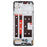 For Oppo Reno4 F OEM Grade S AMOLED Screen and Digitizer Assembly + Frame Replacement Part (without Logo) - 2