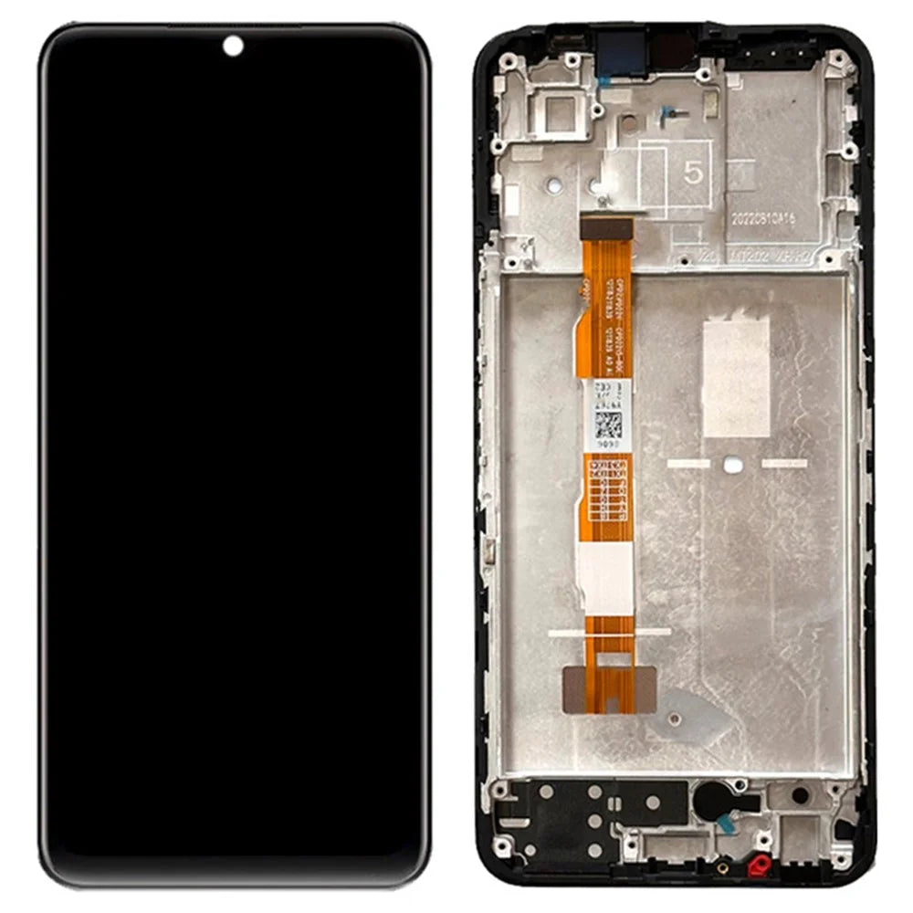 For vivo Y35 4G (2022) OEM Grade B LCD Screen and Digitizer Assembly + Frame Part (without Logo) - 1