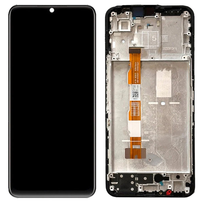 For vivo Y35 4G (2022) OEM Grade B LCD Screen and Digitizer Assembly + Frame Part (without Logo) - 1
