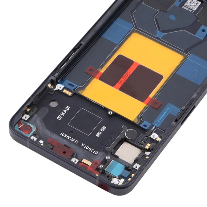 For Oppo Reno6 5G Grade C LCD Screen and Digitizer Assembly + Frame Part (TFT Technology) (without Logo) - Black - 4