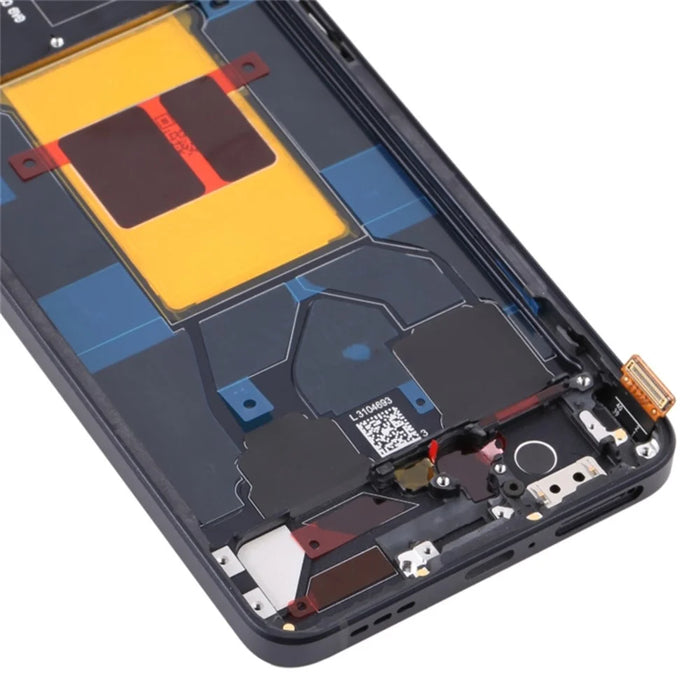 For Oppo Reno6 5G Grade C LCD Screen and Digitizer Assembly + Frame Part (TFT Technology) (without Logo) - Black - 5
