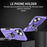 For iPhone 15 Plus Shockproof Phone Case Ring Kickstand PC+TPU Back Cover - Purple - 2