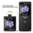 For Samsung Galaxy Z Flip5 5G Hard PC Phone Case Kickstand Shockproof Cover with Tempered Glass Back Film - Black - 4
