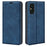 For Sony Xperia 5 V PU Leather Phone Case Skin-touch Feeling Wallet Stand Anti-drop Cover - Blue - 1