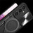 For Samsung Galaxy S23 FE Slide Lens Guard Kickstand Cover PC+TPU Drop-proof Phone Case - Black - 7