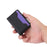 RFID Blocking Automatic Pop Up Card Case PU Leather + Metal Credit Card Holder Purse Wallet - Black - 5