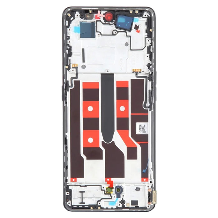 For Oppo Reno8 T 5G OEM Grade S AMOLED Screen and Digitizer Assembly + Frame Part (without Logo) (Front Camera Middle Hole Version) - Blue - 3