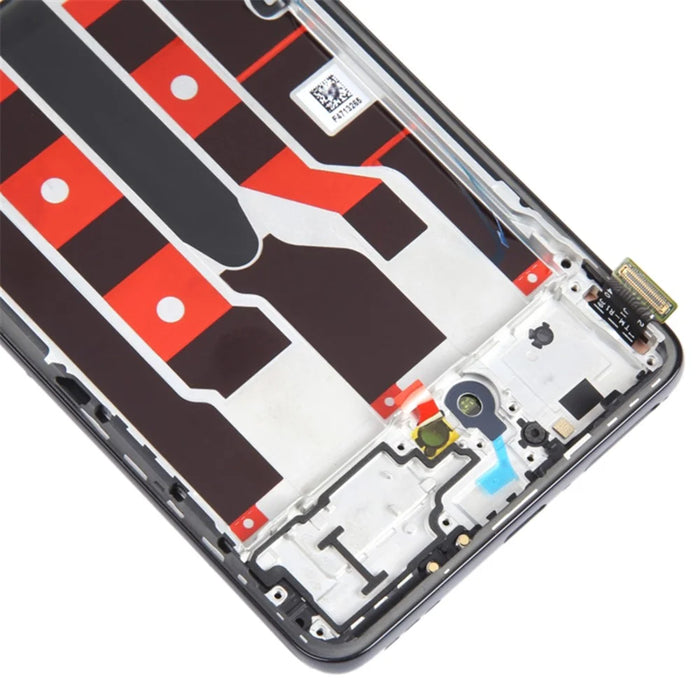 For Oppo Reno8 T 5G OEM Grade S AMOLED Screen and Digitizer Assembly + Frame Part (without Logo) (Front Camera Middle Hole Version) - Blue - 4