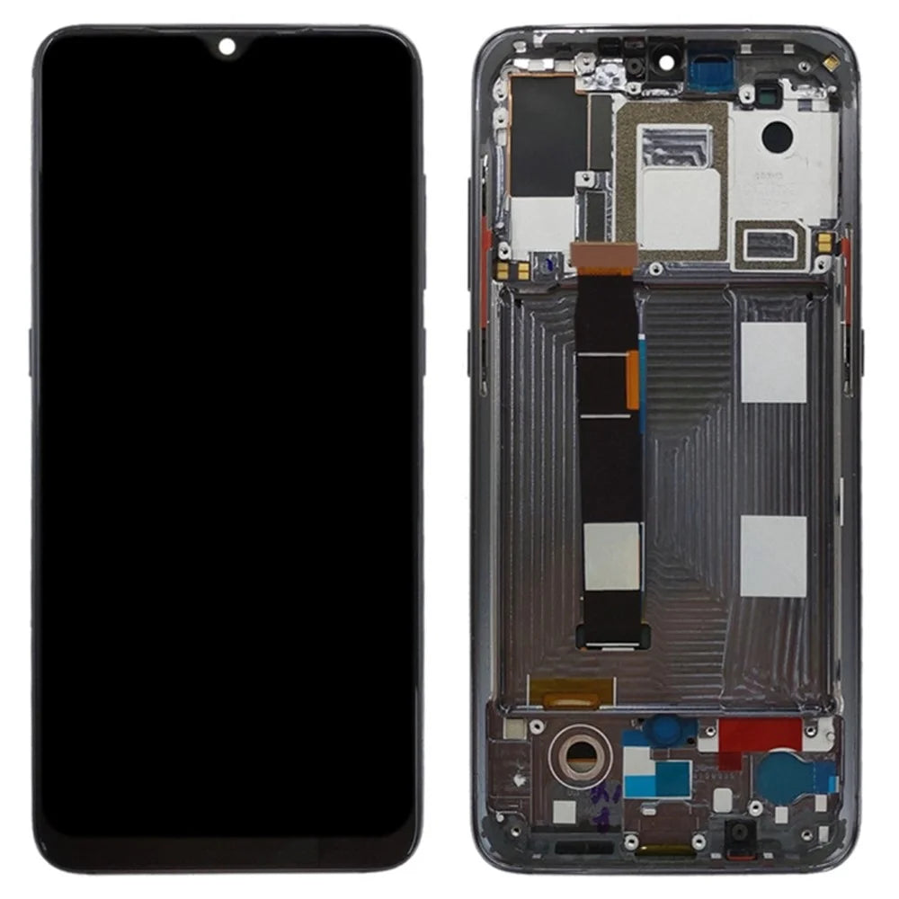 For Xiaomi Mi 9 Grade C LCD Screen and Digitizer Assembly + Frame Part (TFT Technology) (without Logo) - Black - 1