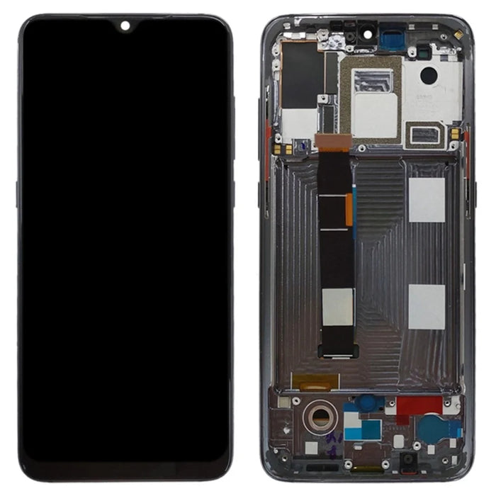 For Xiaomi Mi 9 Grade C LCD Screen and Digitizer Assembly + Frame Part (TFT Technology) (without Logo) - Black - 1