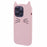For iPhone 14 Pro Max Flexible Phone Case 3D Moustache Cat Silicone Phone Cover - Pink - 3