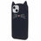 For iPhone 14 Slim-Fit Silicone Shell 3D Moustache Cat Shockproof Phone Cover Case - Black - 3