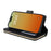 For iPhone 15 Pro PU Leather Phone Stand Case 9 Card Slots Zipper Pocket Phone Cover - Black - 3