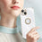 XINLI For iPhone 15 Electroplated Anti-drop Phone Case TPU Back Cover with Ring Kickstand - Cyan - 5