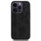 For iPhone 15 Pro Stitching Line Phone Cover PU Leather Coated PC+TPU Protective Case - Black - 4