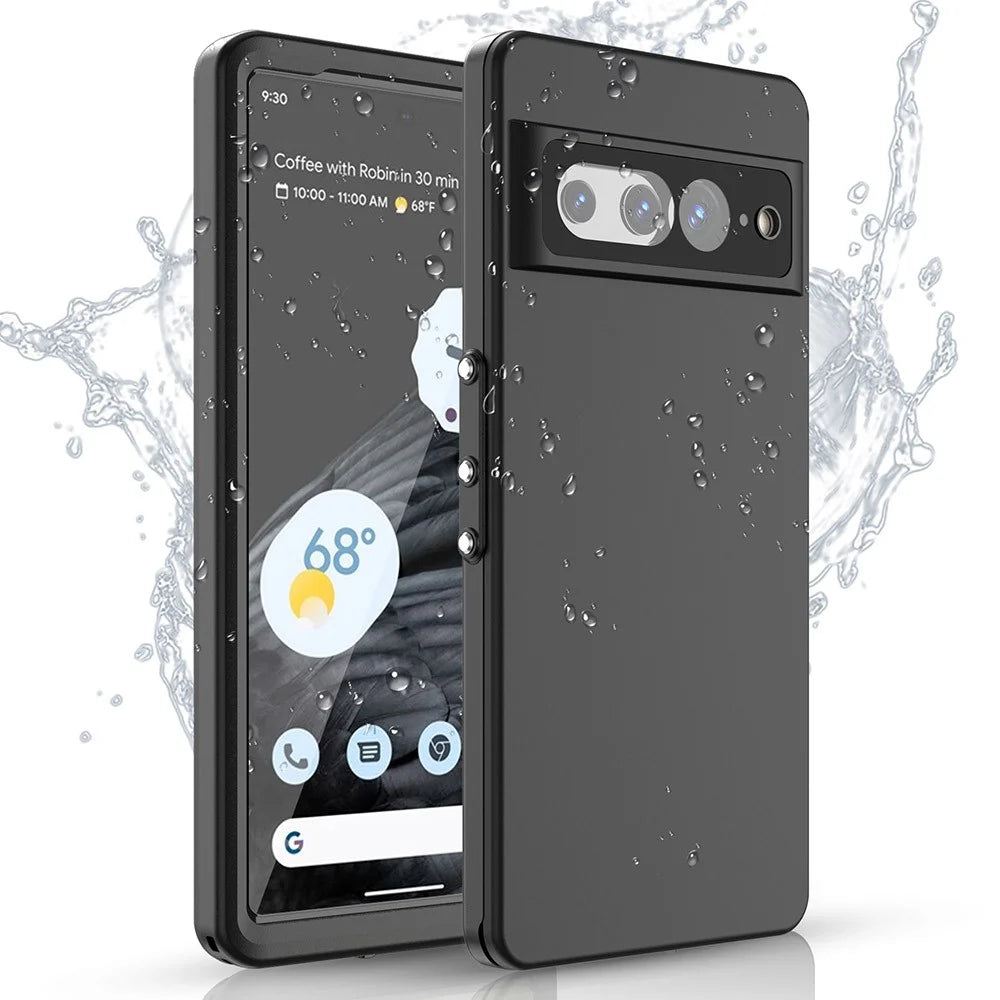 For Google Pixel 7 Pro 5G FS Series IP68 Waterproof Phone Case PC+TPU Anti-drop Phone Cover Protector - 1