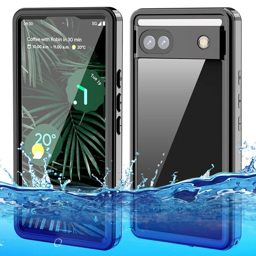 For Google Pixel 6a FS Series IP68 Waterproof Diving Case Anti-fall Full Protection Phone Clear Cover Shell - 1