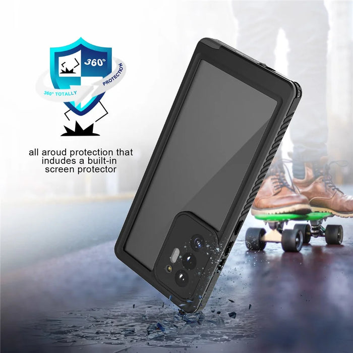 FS Series IP68 Waterproof Case For Samsung Galaxy Note20 Ultra Anti-fall Anti-scratch Swimming Mobile Cover - 5