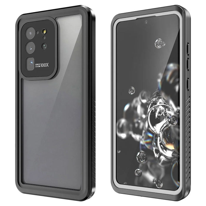 FS Series IP68 Waterproof Case For Samsung Galaxy S20 Ultra Transparent All Inclusive Phone Protective Shell - 2
