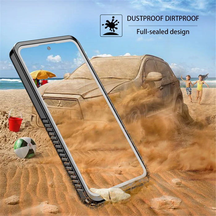FS Series IP68 Waterproof Case For Samsung Galaxy S20 Ultra Transparent All Inclusive Phone Protective Shell - 5