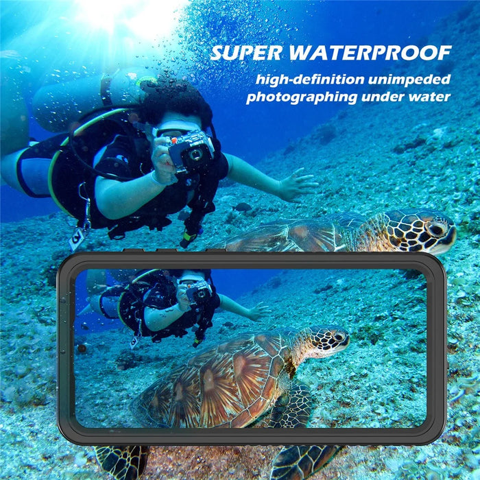 For Samsung Galaxy S21+ 5G FS Series IP68 Waterproof Anti-drop Case Diving Shock-proof Clear Cell Phone Cover - 7