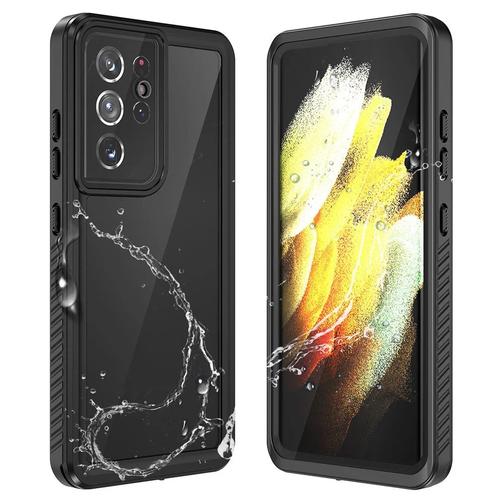 IP68 Waterproof Case For Samsung Galaxy S21 Ultra 5G FS Series 2m Drop-proof Phone Cover Protector - 1
