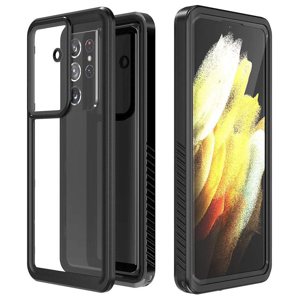 IP68 Waterproof Case For Samsung Galaxy S21 Ultra 5G FS Series 2m Drop-proof Phone Cover Protector - 2