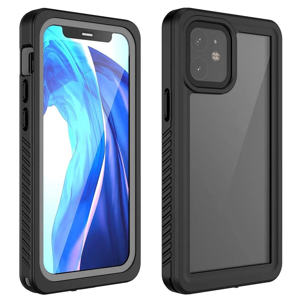 FS Series For iPhone 12 mini Snorkeling Diving Case IP68 Waterproof Full Sealed Clear Phone Cover - 3