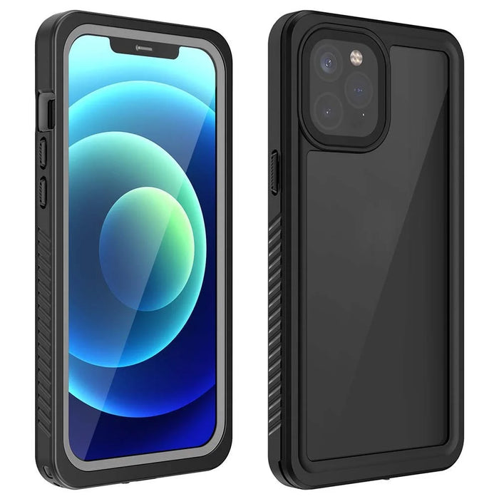 For iPhone 12 Pro FS Series IP68 Waterproof Dustproof Case Clear Full Body Shockproof Phone Cover - 3