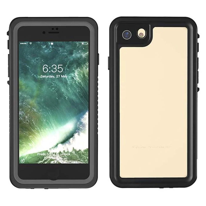 FS Series IP68 Waterproof Case for iPhone 7 / 8 / SE (2020) / SE (2022) , Clear Back Full Body Protective Phone Cover - 3