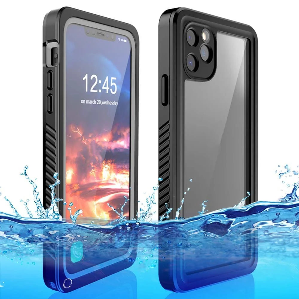 FS Series For iPhone 11 Pro Max Waterproof Phone Case IP68 Underwater 2m Dropproof Clear Cover - 1