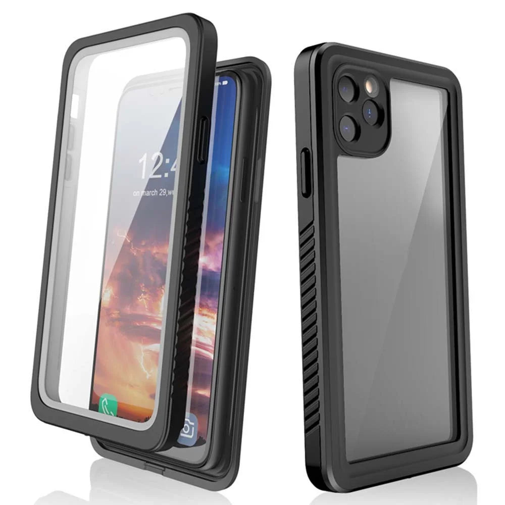 FS Series For iPhone 11 Pro Max Waterproof Phone Case IP68 Underwater 2m Dropproof Clear Cover - 2