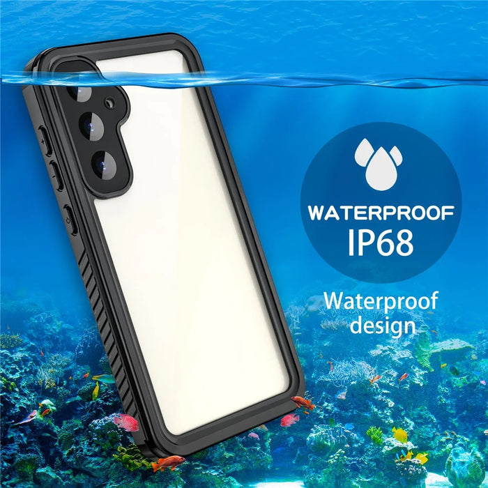 REDPEPPER FS Series for Samsung Galaxy S23 FE Snorkeling Diving Case Full Protection IP68 Waterproof Clear Phone Cover - 4