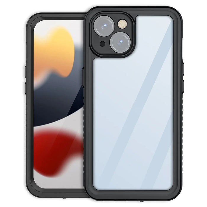 REDPEPPER FS Series for iPhone 15 Full Body Sandproof Case Clear Back Panel IP68 Waterproof Phone Cover - 3