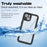 REDPEPPER FS Series for iPhone 15 Full Body Sandproof Case Clear Back Panel IP68 Waterproof Phone Cover - 4