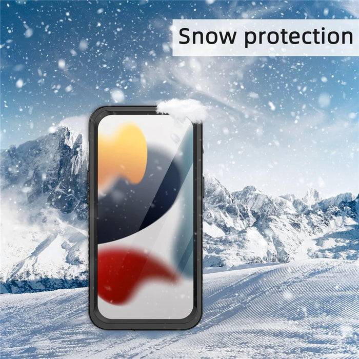 REDPEPPER FS Series for iPhone 15 Full Body Sandproof Case Clear Back Panel IP68 Waterproof Phone Cover - 6