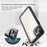 REDPEPPER FS Series for iPhone 15 Plus All-inclusive Phone Case IP68 Waterproof Dustproof Snowproof Clear Cover - 4