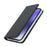 For iPhone 15 Wallet Phone Case Silk Texture Stand TPU + PU Leather Cover - Black - 6