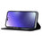 For iPhone 15 Pro Anti-Scratch PU Leather Wallet Phone Case Silk Texture Stand Cover - Black - 3