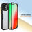 Acrylic+TPU Phone Case for iPhone 15 Plus , Fully Wrapped Protection Cover with Built-in Screen Protector - Black - 7