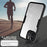 For iPhone 15 Pro Max Transparent Phone Case Acrylic+TPU Fully Protection Cover with PET Screen Protector - Black - 2