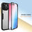 For iPhone 15 Pro Max Transparent Phone Case Acrylic+TPU Fully Protection Cover with PET Screen Protector - Black - 7